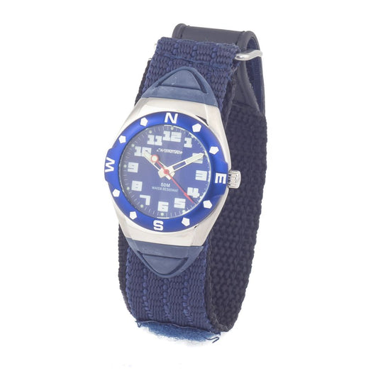 Modra tekstilna ura Chronotech