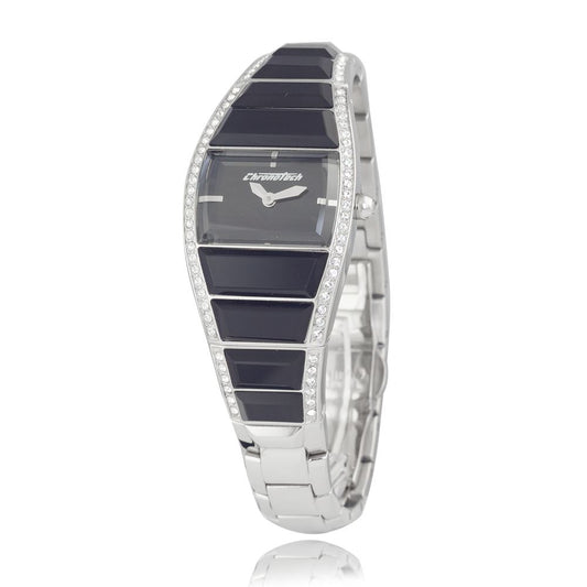 Chronotech Silver Stainless Steel Watch