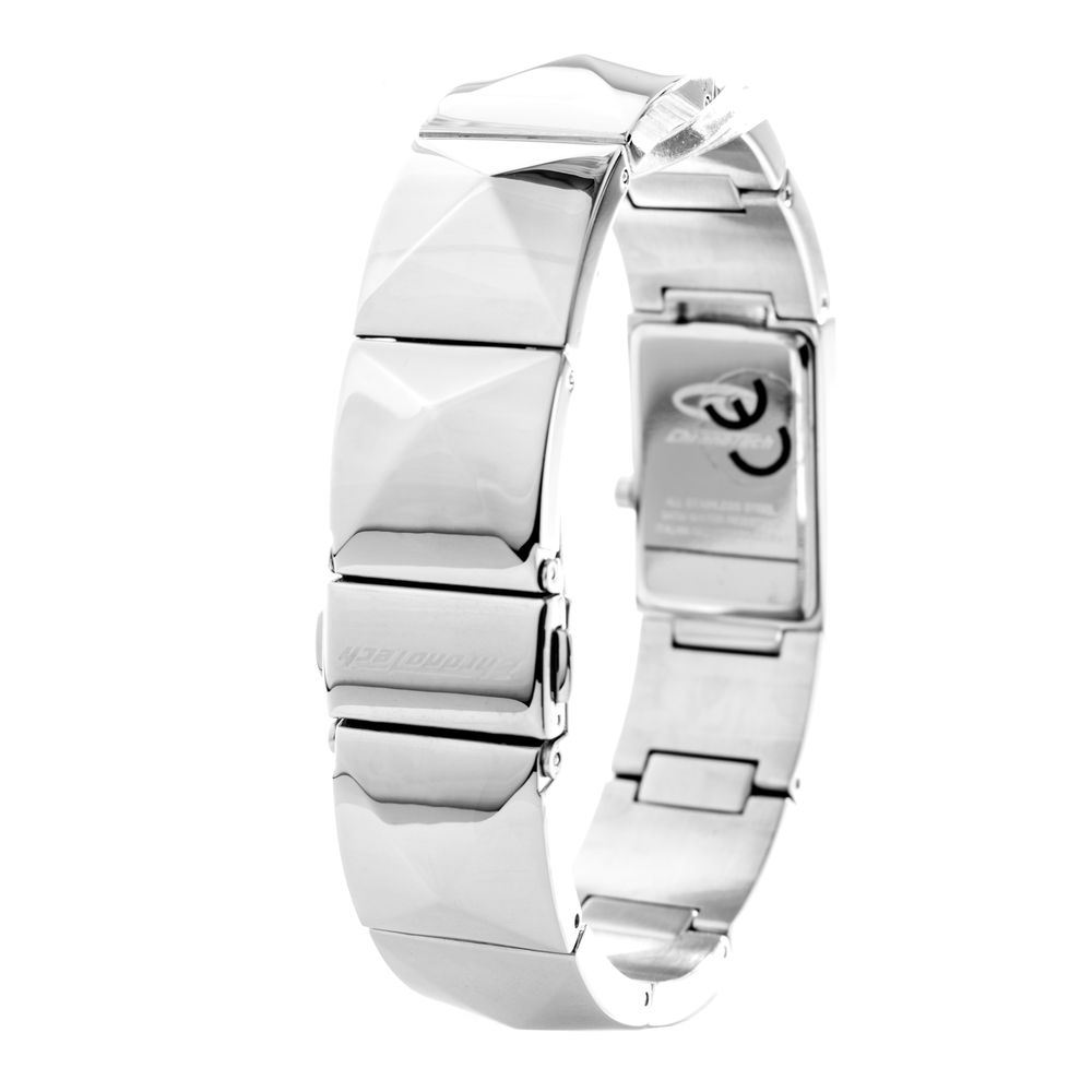 Chronotech Silver Stainless Steel Watch