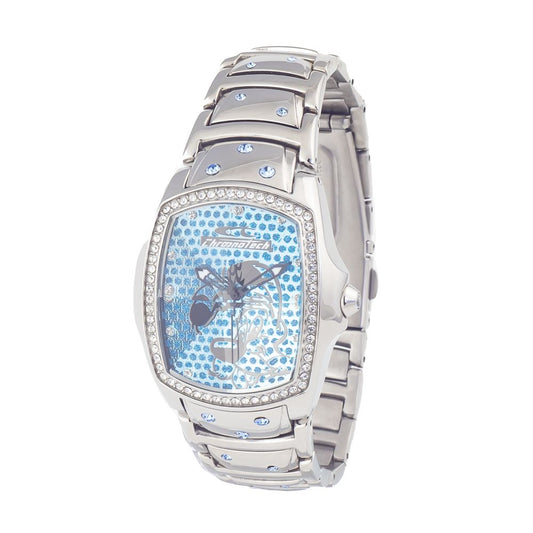 Chronotech Silver Stainless Steel Watch