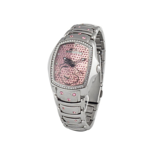Chronotech Silver Stainless Steel Watch
