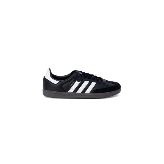 Adidas črni usnjeni športni copati