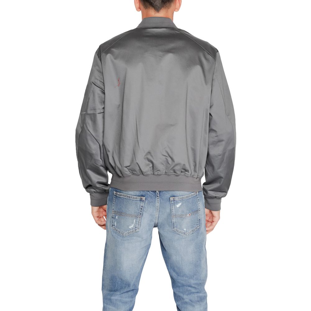 Calvin Klein Gray Organic Cotton Jackets & Coat