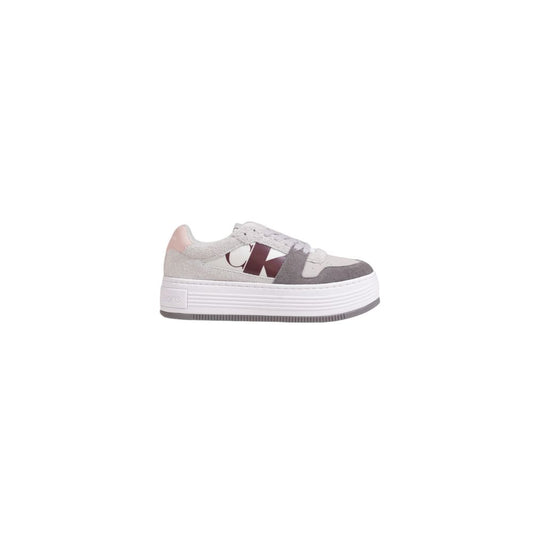 Calvin Klein Jeans Gray Leather Sneaker