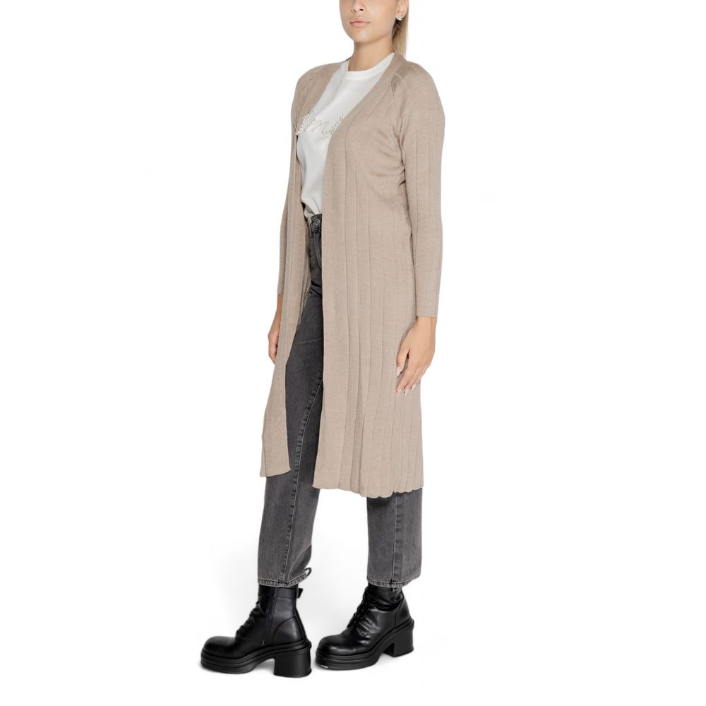 Only Beige Marabou Cardigan