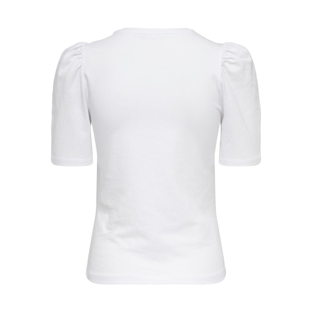 Only White Cotton T-Shirt