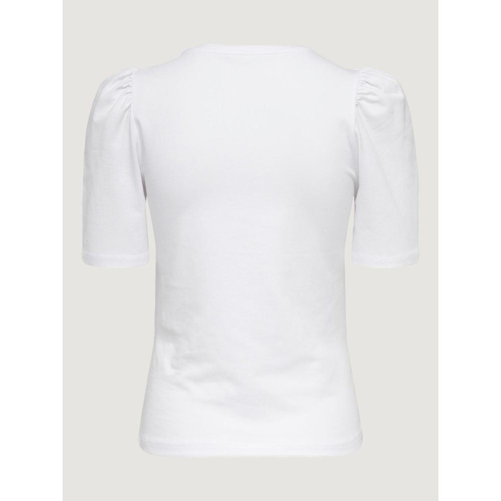 Only White Cotton T-Shirt