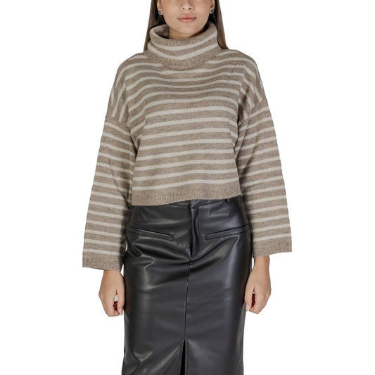Only Beige Marabou Sweater