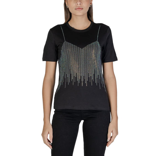 Only Black Cotton T-Shirt