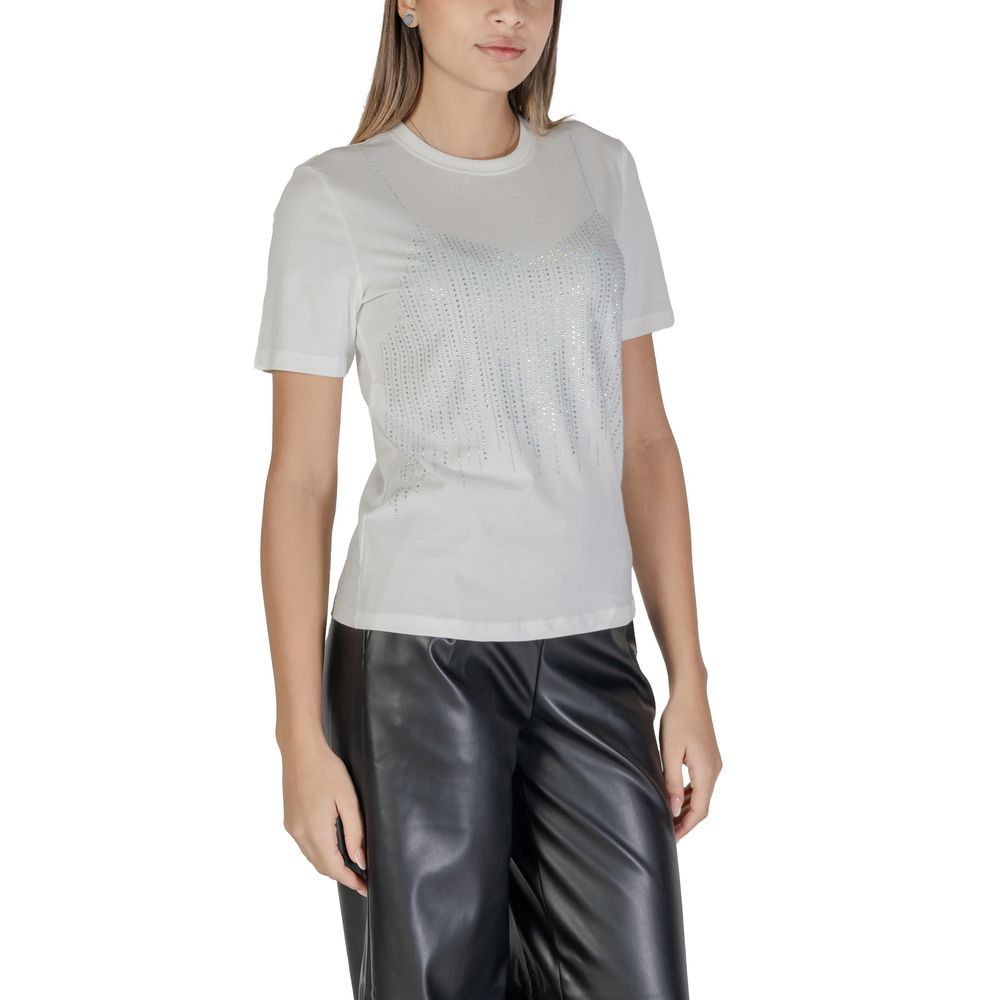 Only White Cotton T-Shirt