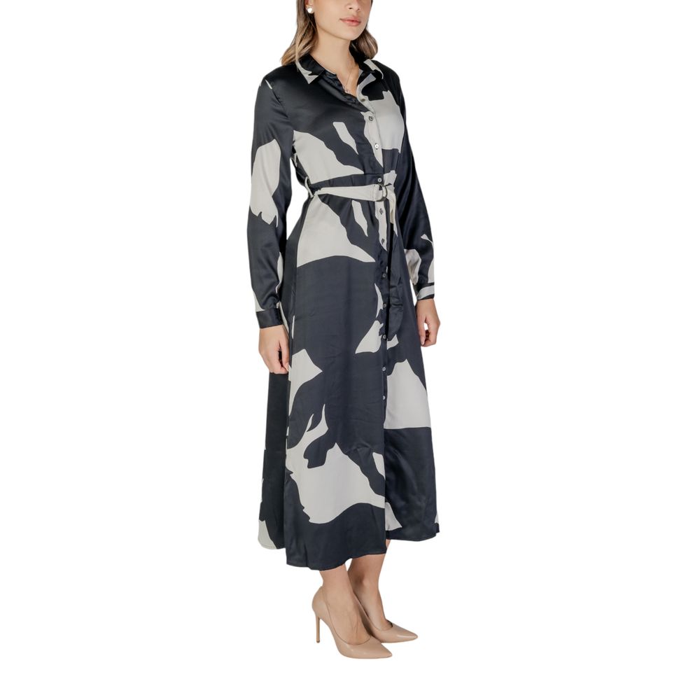 Only Black Recycled Polyester Long