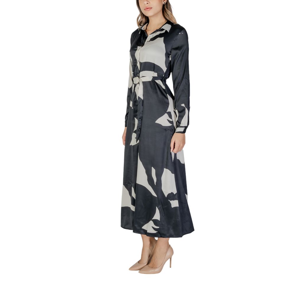 Only Black Recycled Polyester Long