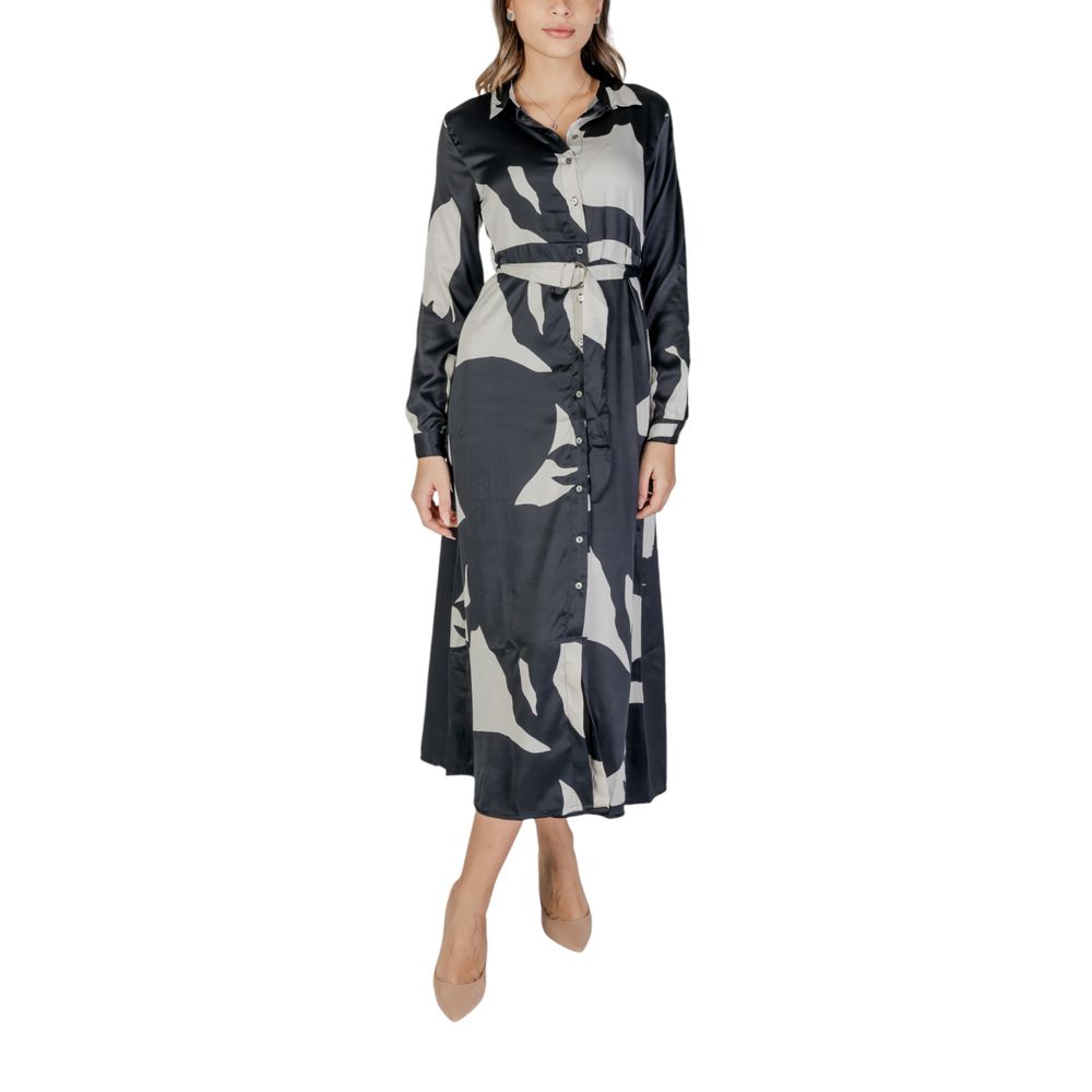 Only Black Recycled Polyester Long