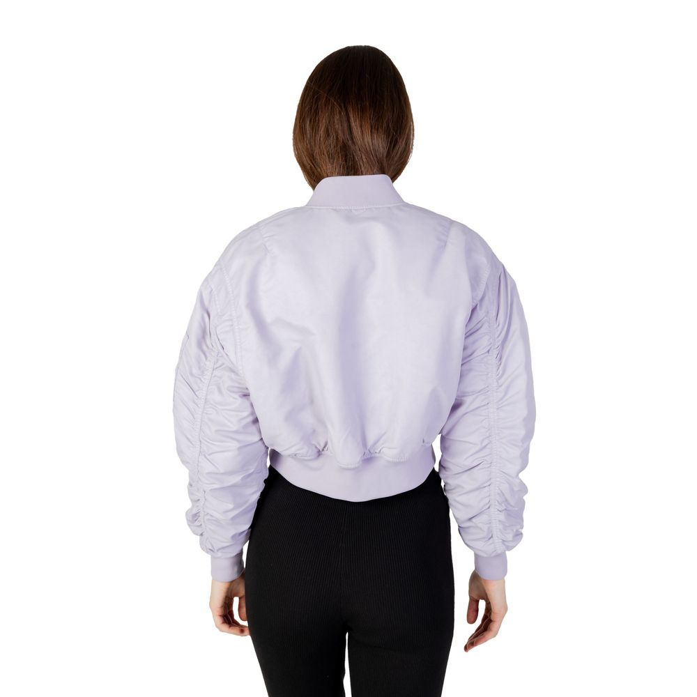 Calvin Klein Jeans Vijolične jakne in plašč iz poliamida