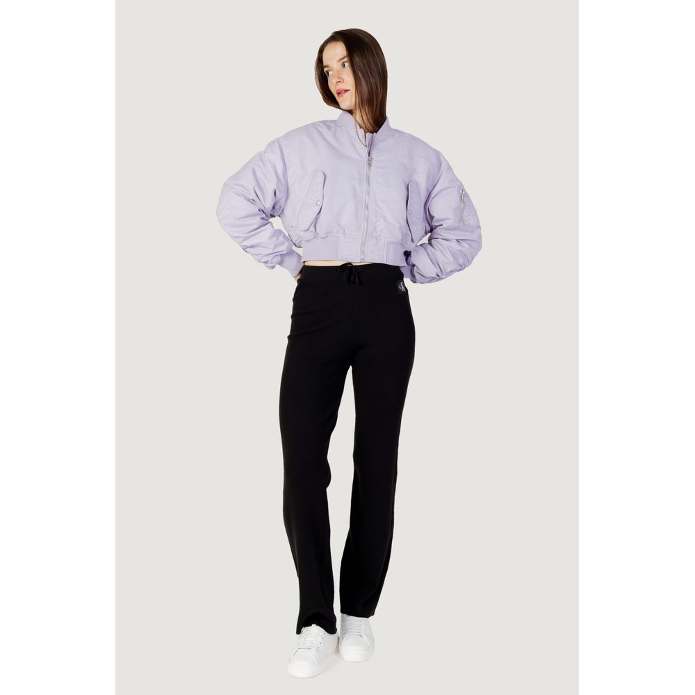 Calvin Klein Jeans Vijolične jakne in plašč iz poliamida