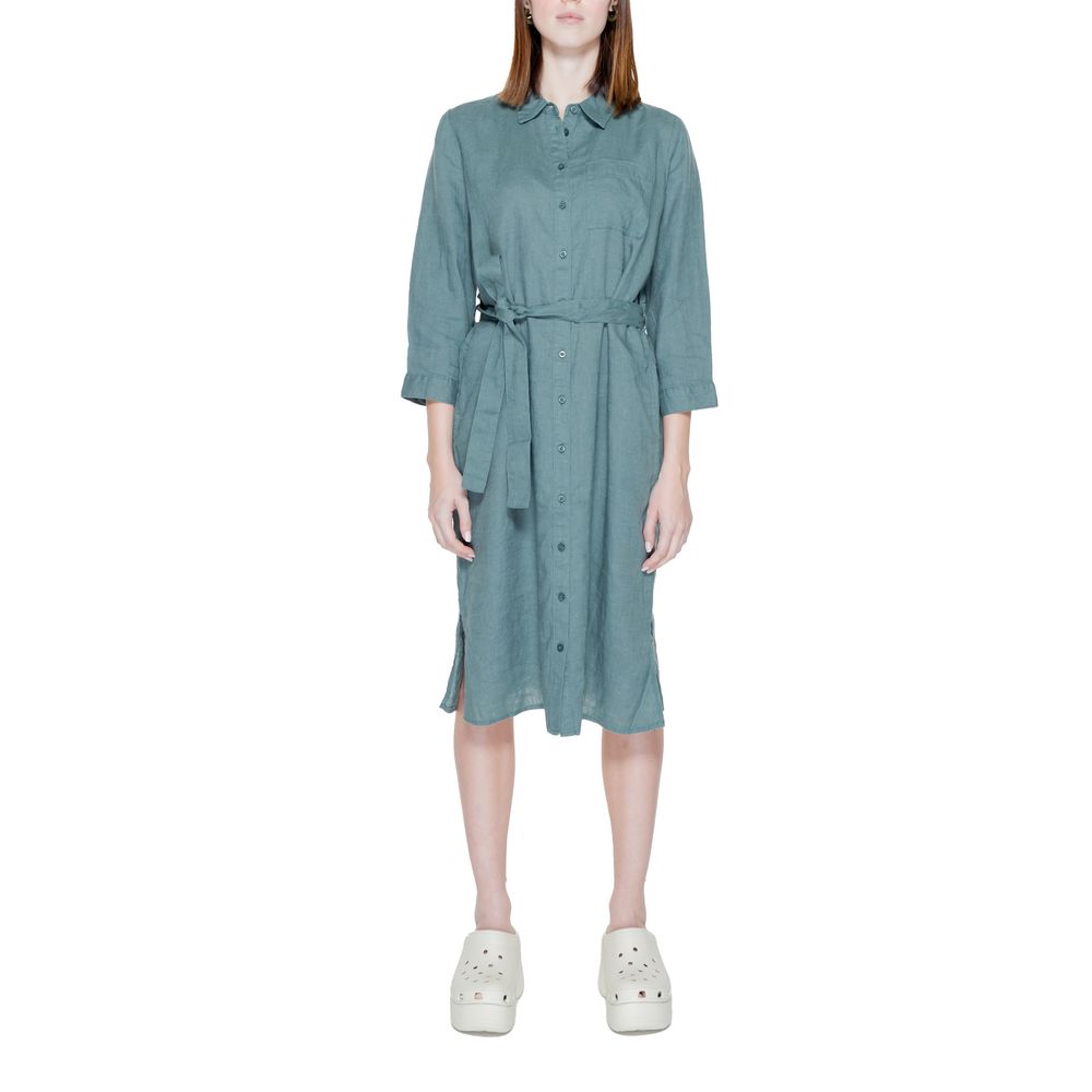 Street One Green Linen Long