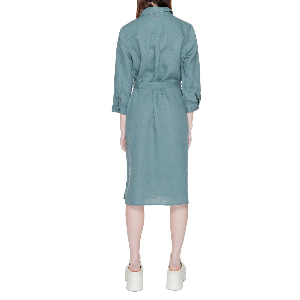 Street One Green Linen Long