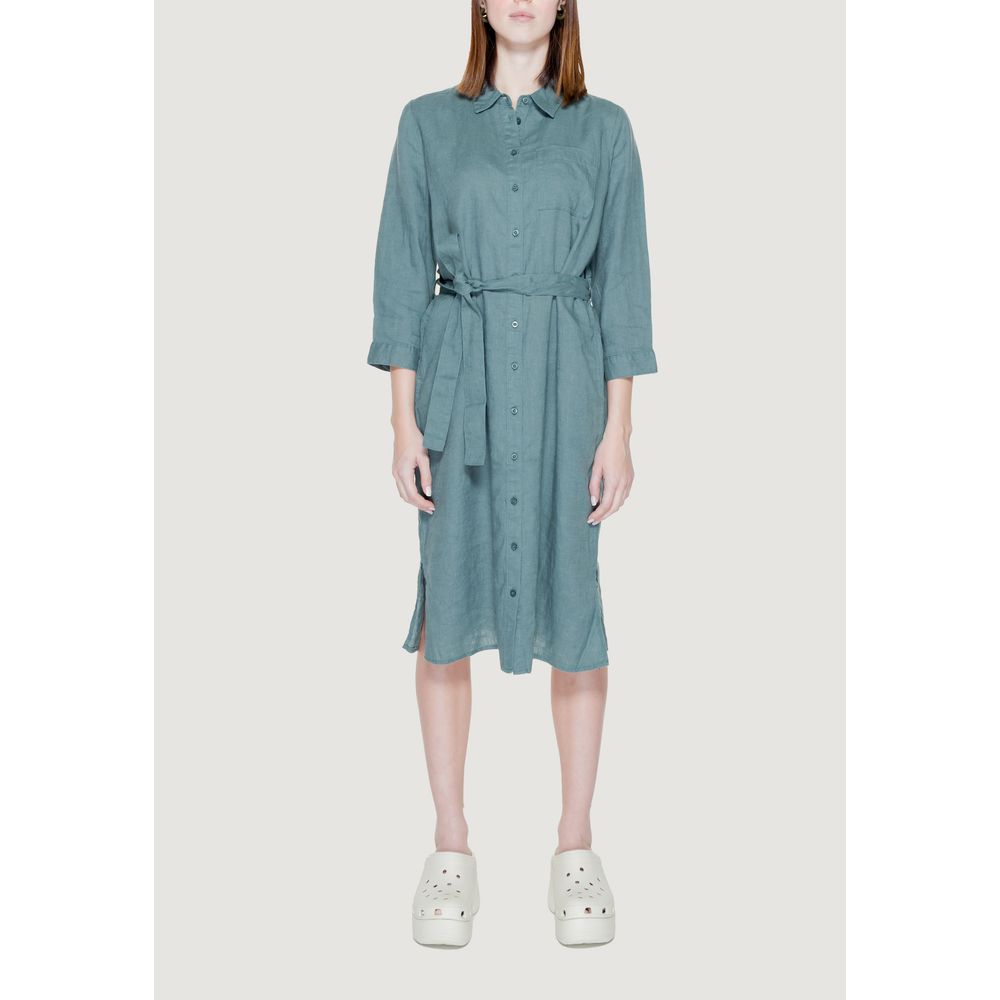 Street One Green Linen Long