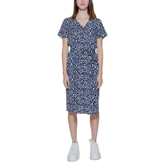 Street One Blue Viscose Long