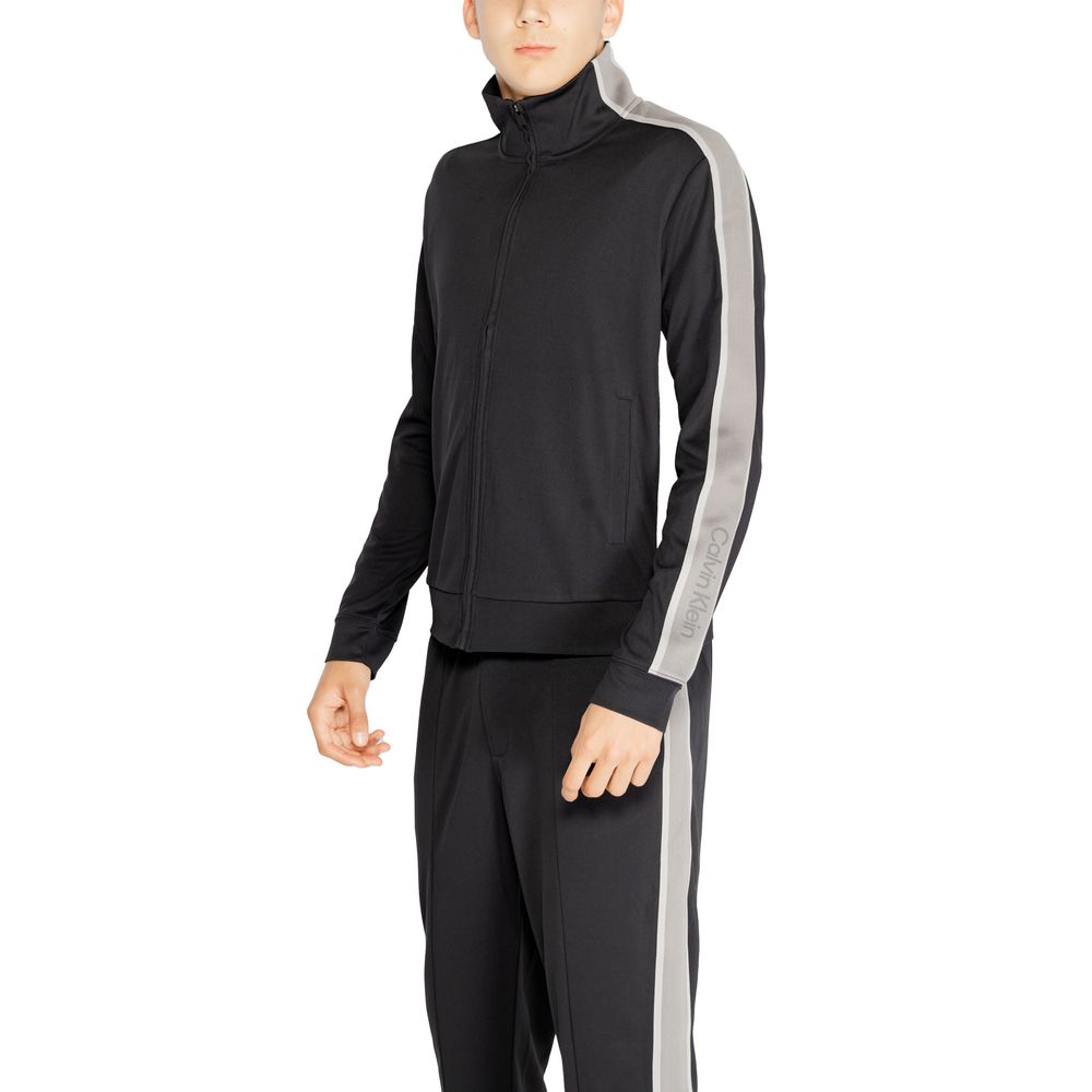 Calvin Klein Sport Črn pulover iz recikliranega poliestra