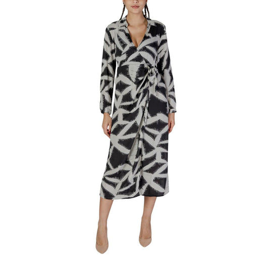 Jacqueline De Yong Black Recycled Polyester Long