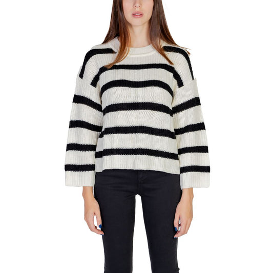 Jacqueline De Yong Cream Marabou Sweater