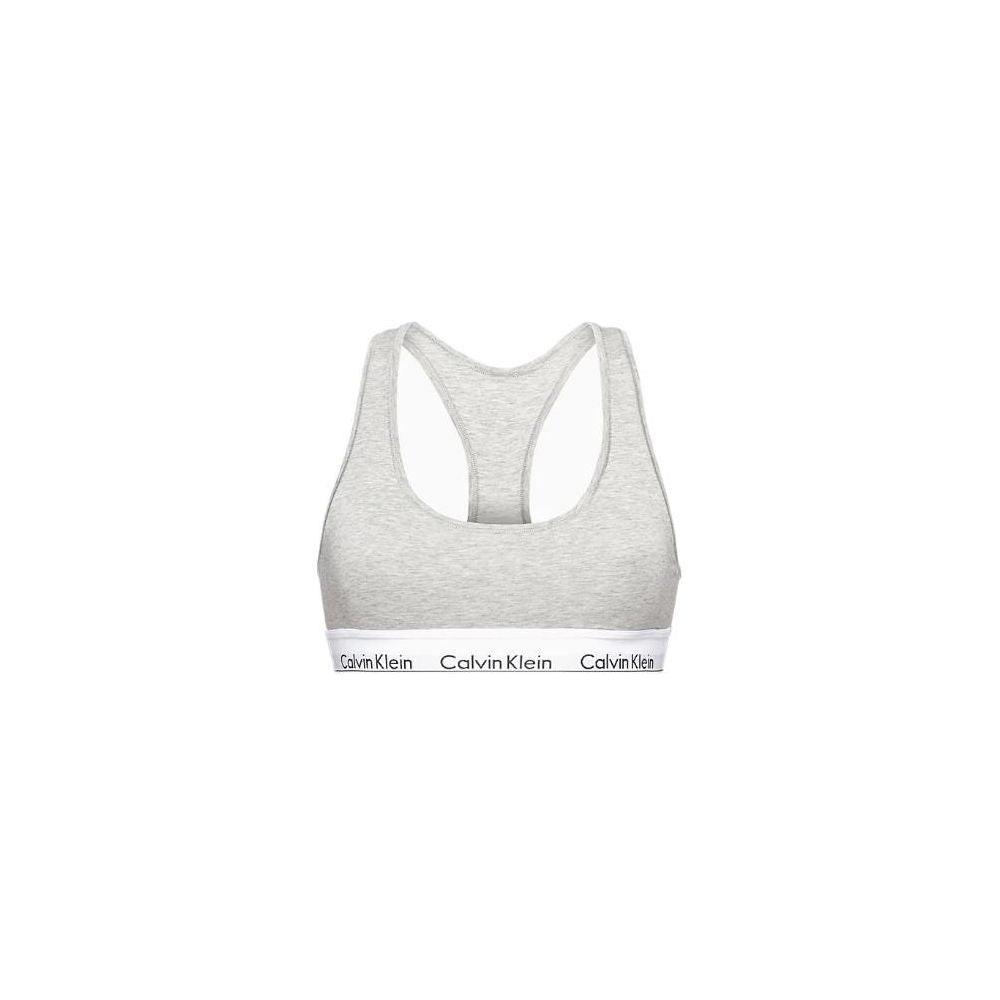 Calvin Klein Underwear Gray Cotton Bra
