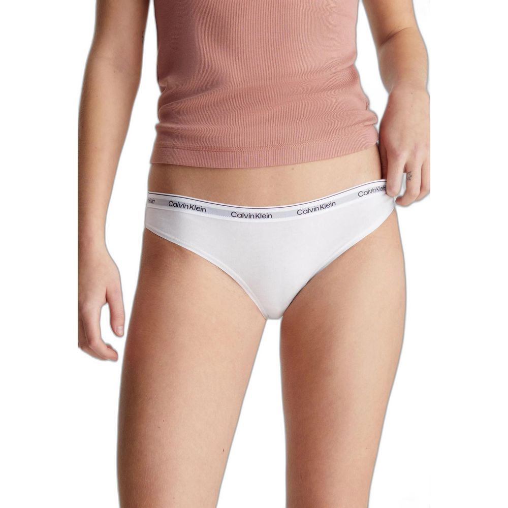 Calvin Klein Underwear White Cotton Panty