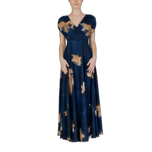 Rinascimento Blue Polyester Long