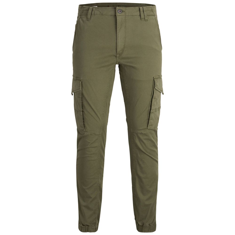 Jack Jones Green Cotton Skinny Pant