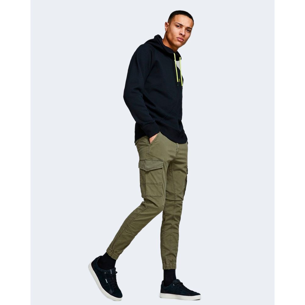 Jack Jones Green Cotton Skinny Pant