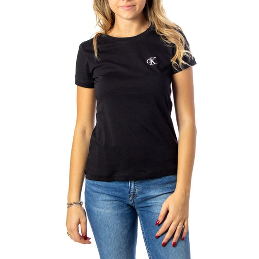 Calvin Klein Jeans Black Cotton T-Shirt