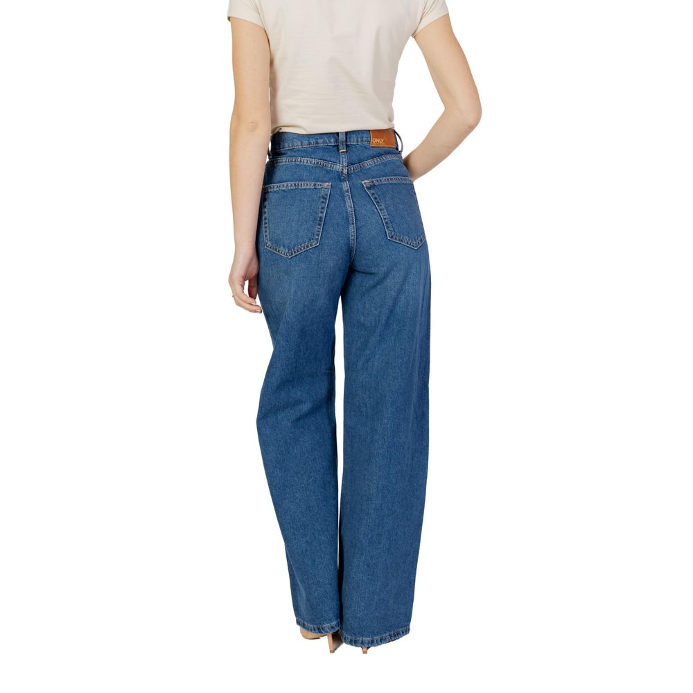 Only Blue Cotton Relaxed Fit Jean