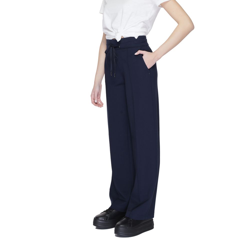 Street One Blue Viscose Pant