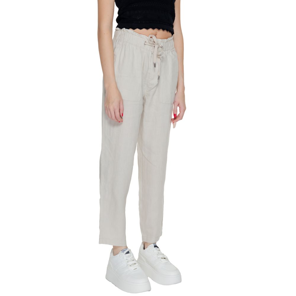 Street One Beige Linen Pant