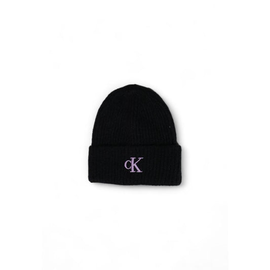 Calvin Klein Purple Marabou Hat