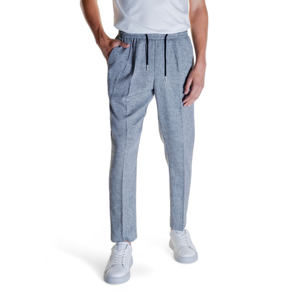 Antony Morato Black Linen Pant
