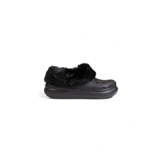Črni sandali Crocs iz sintetike