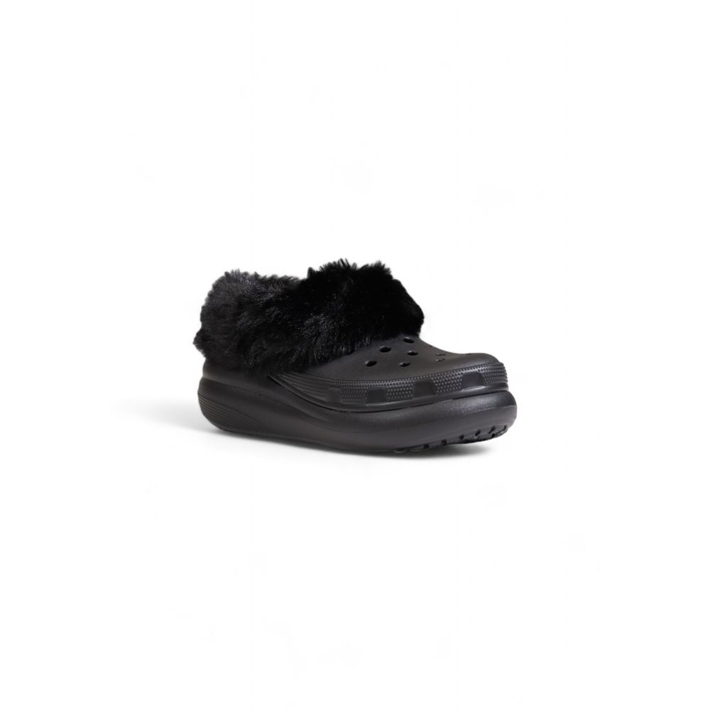 Črni sandali Crocs iz sintetike
