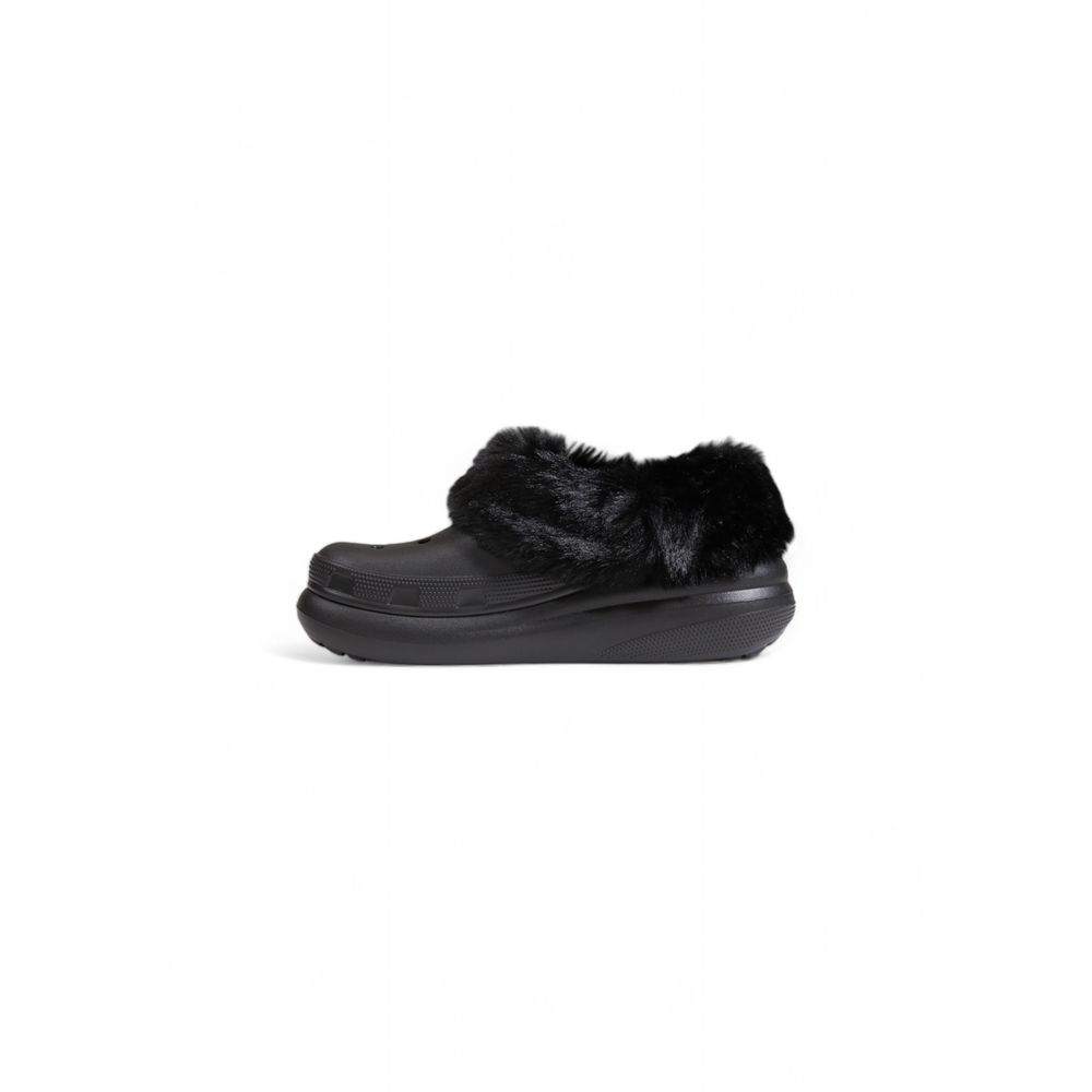 Črni sandali Crocs iz sintetike