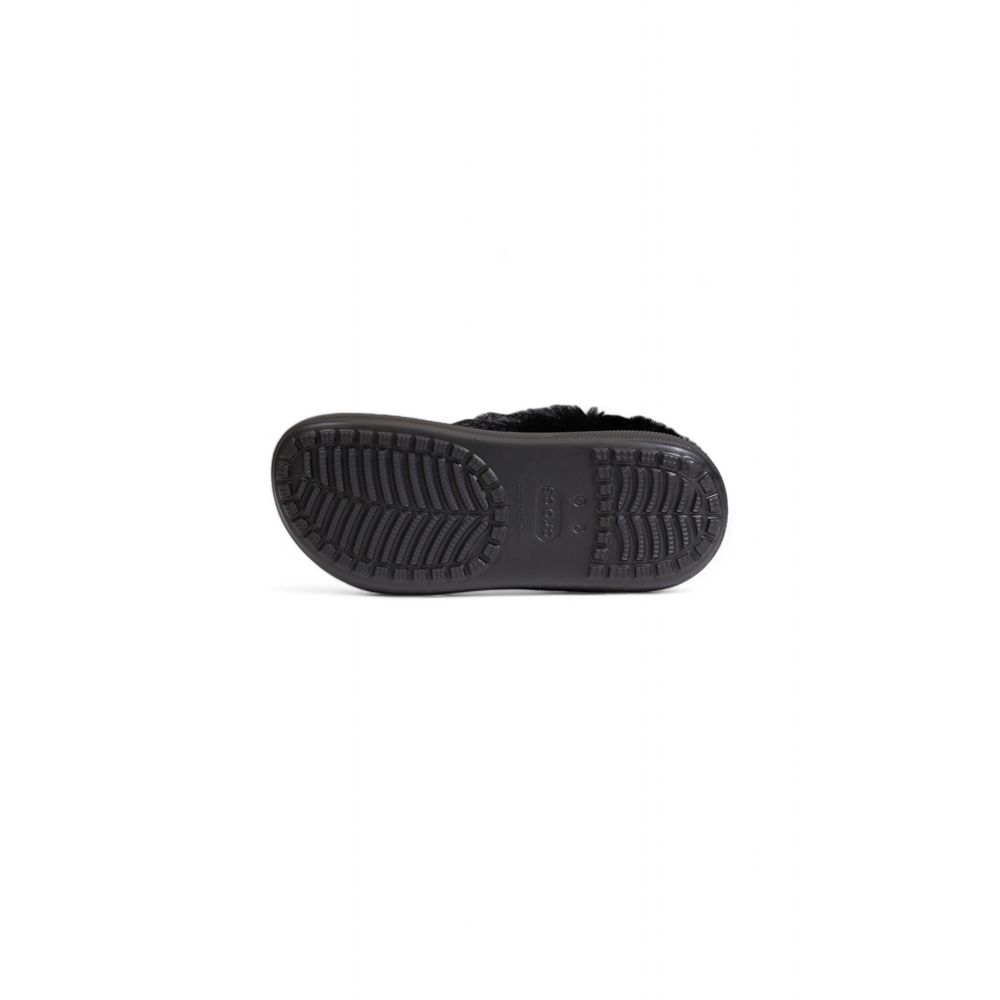 Črni sandali Crocs iz sintetike