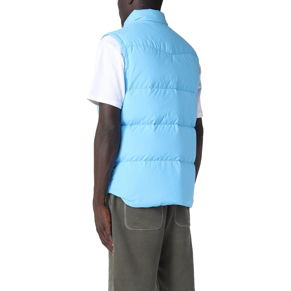 Woolrich Light Blue Polyester Men Vest