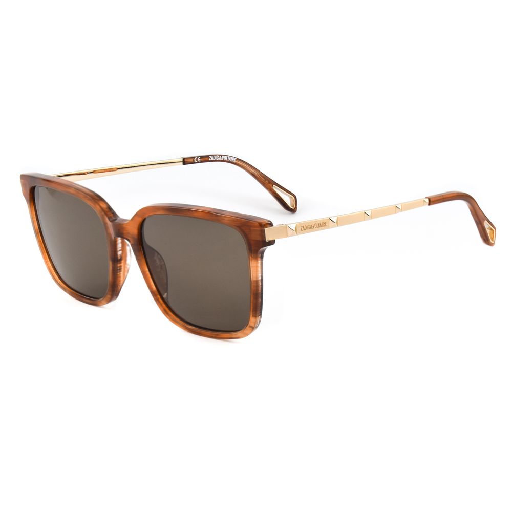 Zadig & Voltaire Brown Haircalf Sunglasses