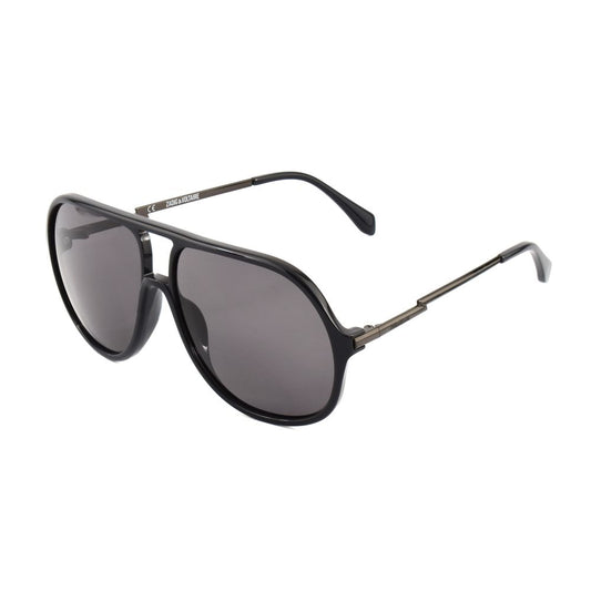 Zadig & Voltaire Black Haircalf Sunglasses