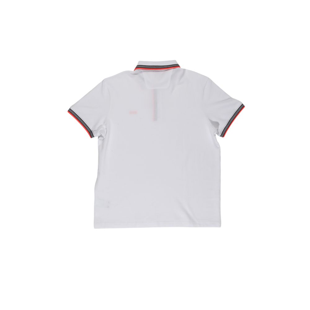Bela bombažna polo majica Hugo Boss