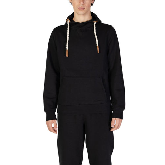 Hydra Clothing Črn bombažni pulover