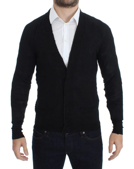 Costume National Elegantna črna jopica iz merino volne