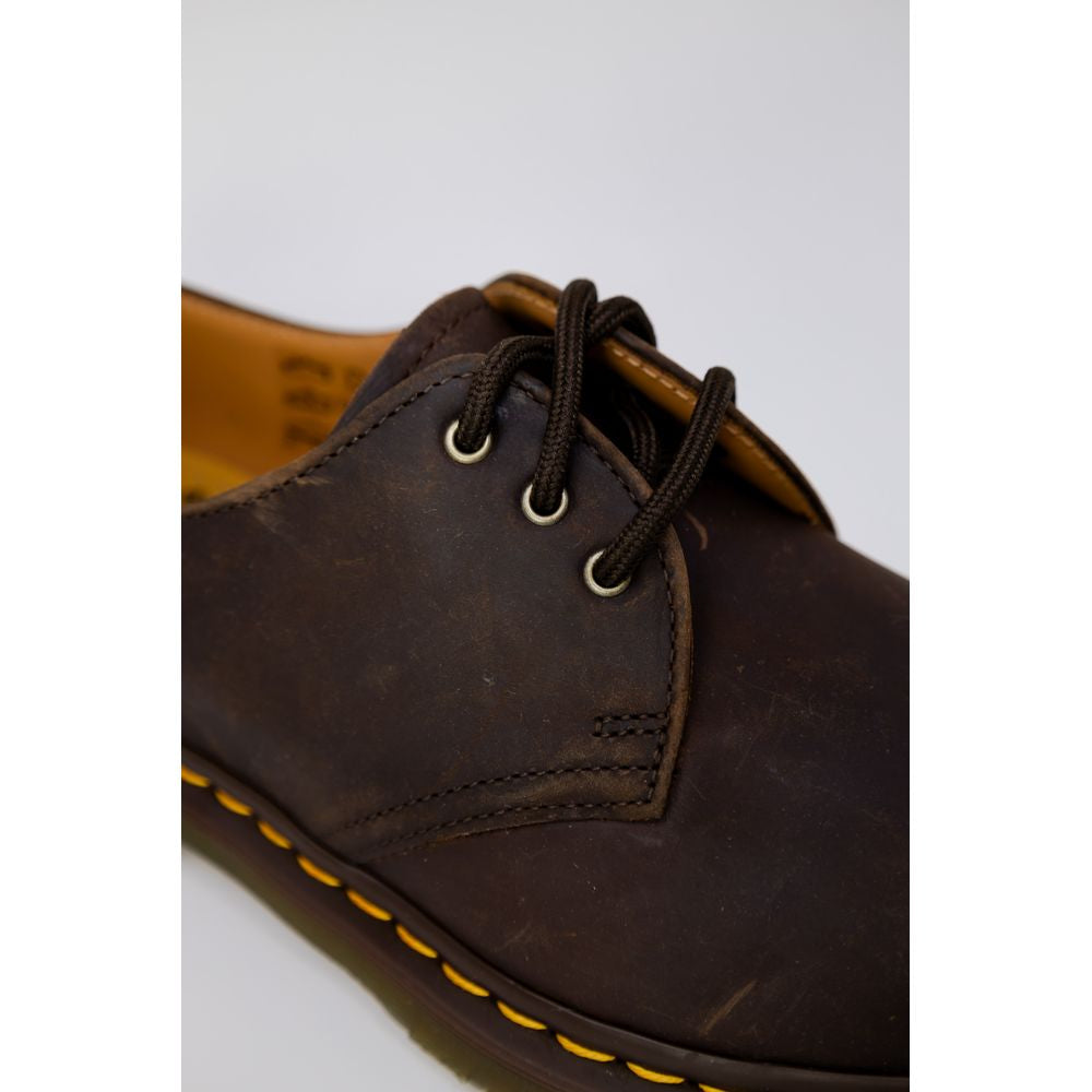 Dr. Martens Brown Leather Oxfords And Derby