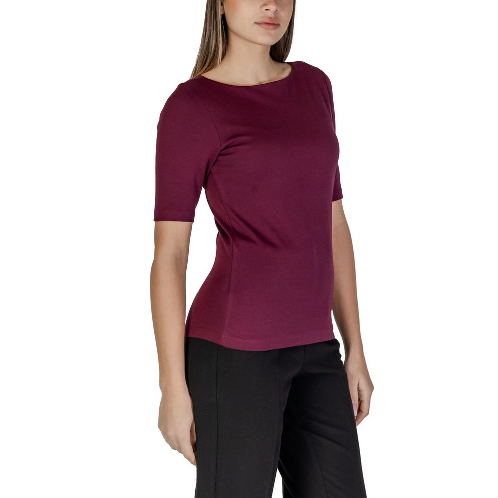 Street One Purple Cotton T-Shirt