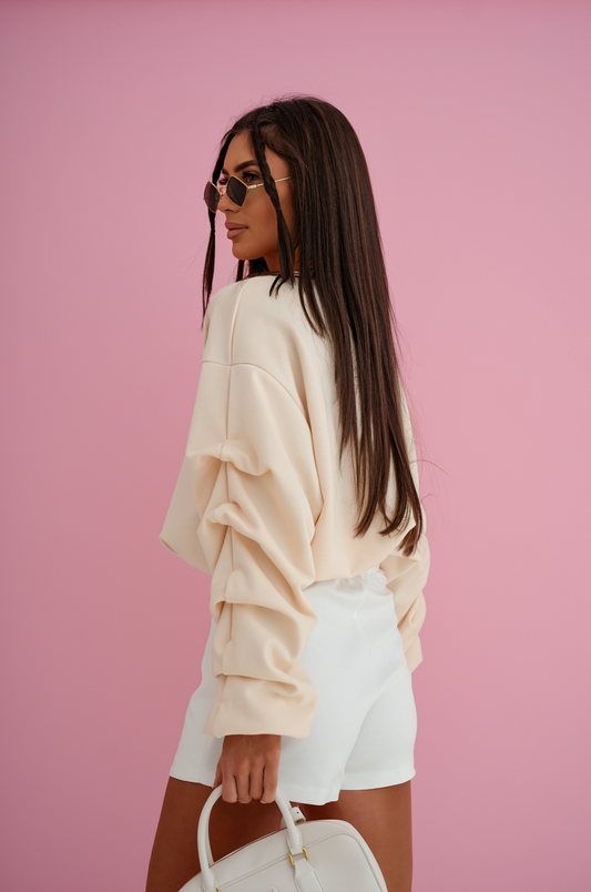 REMY etro majica z dolgimi rokavi - Coconut